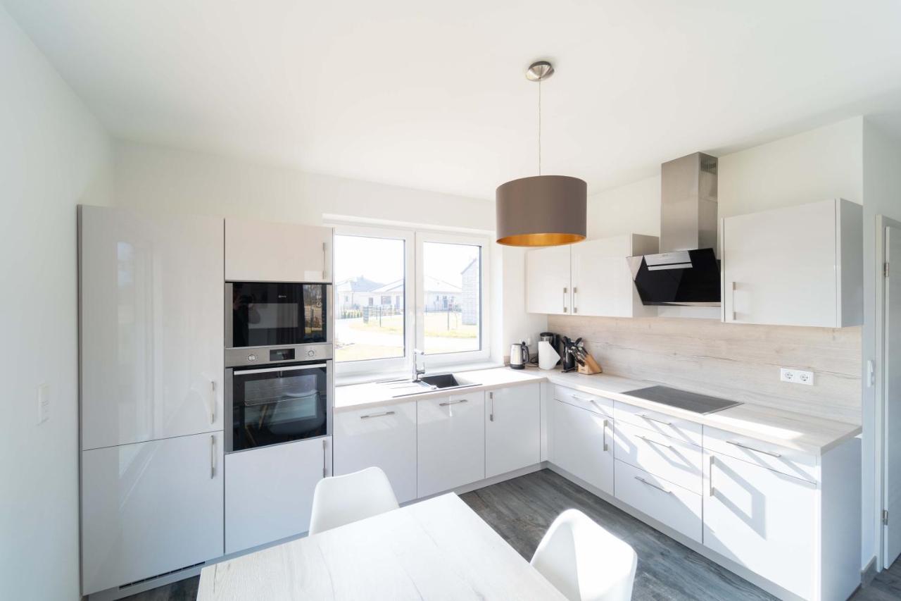 Ferienhaus Seeblick Am Harkebruegger See Mit Sauna Und Kamin Barssel  Exterior foto