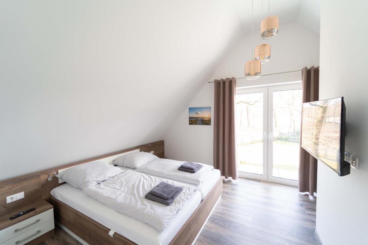 Ferienhaus Seeblick Am Harkebruegger See Mit Sauna Und Kamin Barssel  Exterior foto